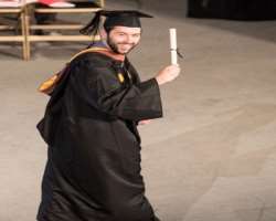 He received a degree in  Fine Arts for Film in the class of 2019.